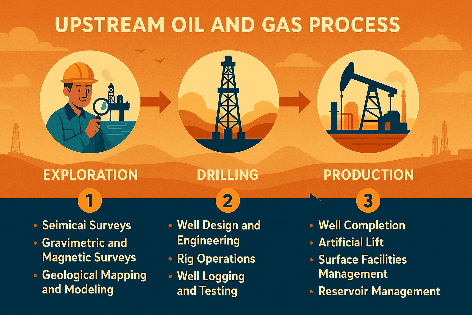Navigating the Depths: A Guide to the Upstream Oil and Gas Process and its Digital Revolution with ERP Software