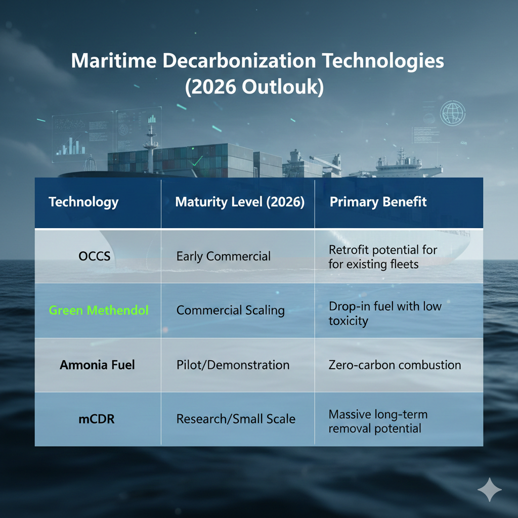 Maritime Decarbonization Technologies