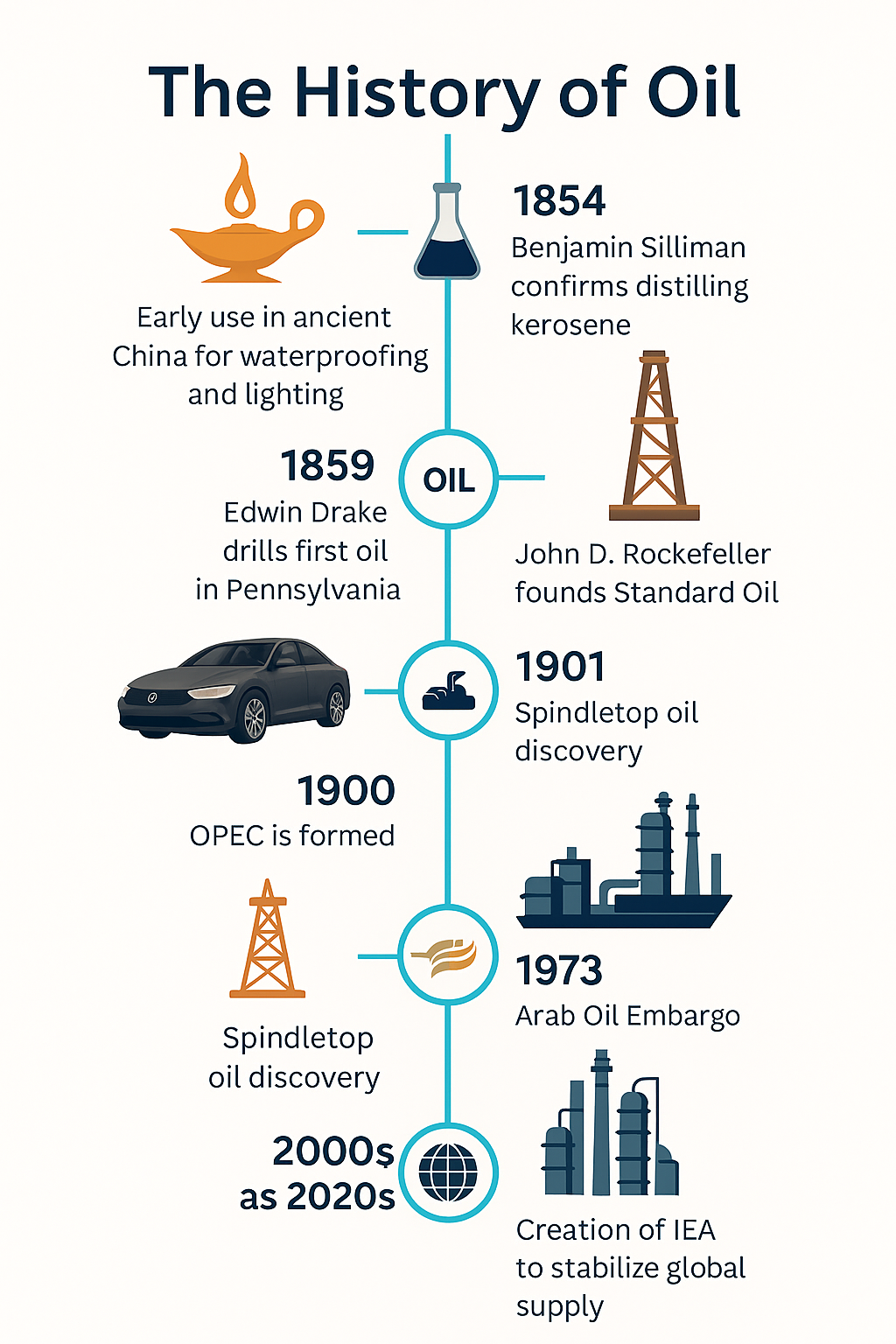 Oil and Gas Timeline History